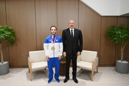 Prezident İlham Əliyev cüdo üzrə dünya çempionatının açılış mərasimini izləyib - YENİLƏNİB-1 