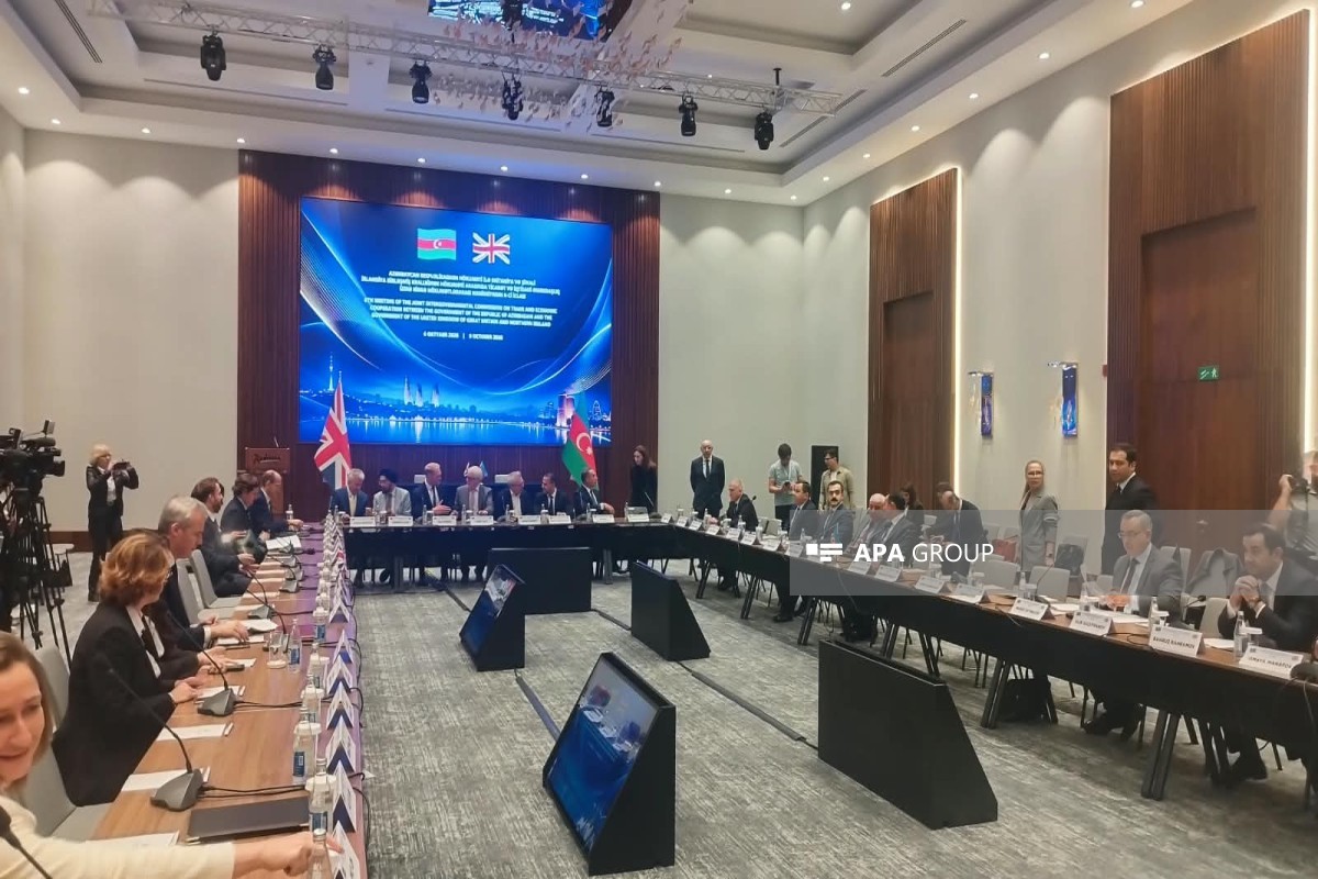Azərbaycan-Böyük Britaniya Birgə Hökumətlərarası Komissiyasının iclası keçirilir - <span class="red_color">FOTO