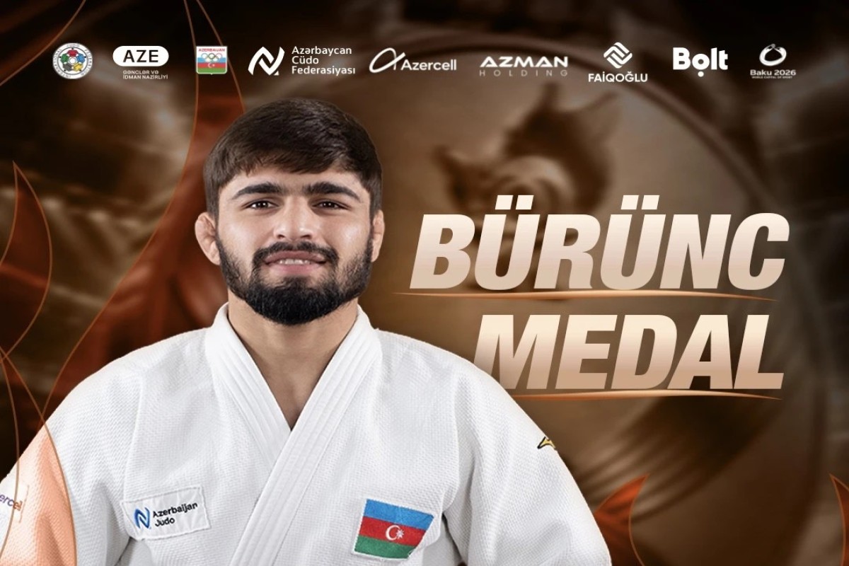 Azərbaycan cüdoçusu Rəşid Məmmədəliyev dünya çempionatında bürünc medal qazanıb