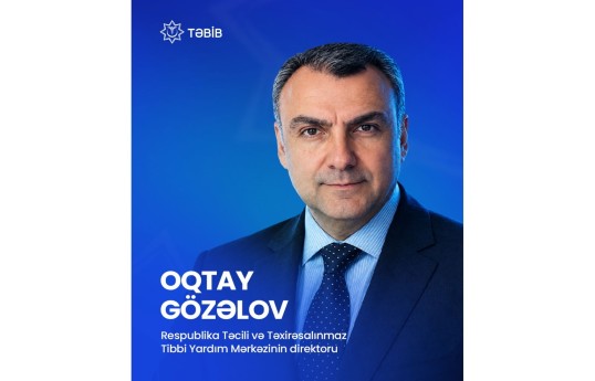 Respublika Təcili və Təxirəsalınmaz Tibbi Yardım Mərkəzinə yeni direktor təyin edilib