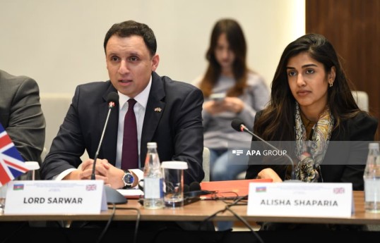 Böyük Britaniyanın ticarət üzrə dövlət naziri Lord Anas Sarvar