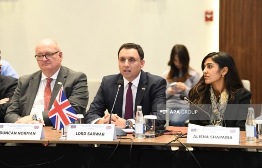 Britaniyalı nazir: Azərbaycanla Britaniya arasında birbaşa səfərlərin sayını artırmalıyıq