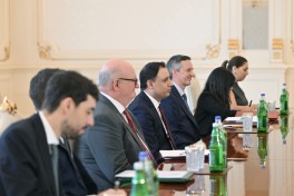 Prezident İlham Əliyev Böyük Britaniyanın ticarət üzrə dövlət nazirini qəbul edib