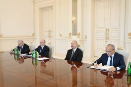 Prezident İlham Əliyev Böyük Britaniyanın ticarət üzrə dövlət nazirini qəbul edib
