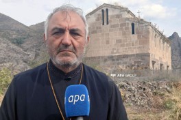 Alban-Udi Dini İcmasının nümayəndələri Laçındakı Ağoğlan Monastırını ziyarət ediblər - FOTO  - YENİLƏNİB 