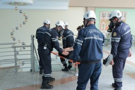 Naxçıvan Hava Limanında fövqəladə hallara hazırlıq üzrə birgə məşq keçirilib