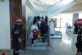 Naxçıvan Hava Limanında fövqəladə hallara hazırlıq üzrə birgə məşq keçirilib