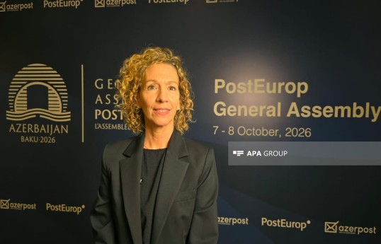 "PostEurop"un Direktorlar Şurasının sədri Elena Fernandez Rodriquez