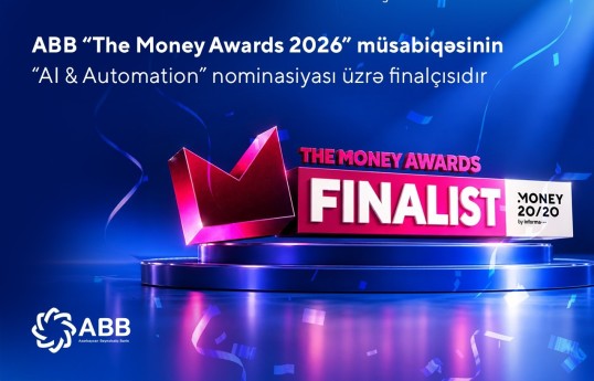 ABB-nin süni intellekt həlli Las Veqas-da keçiriləcək “Money20/20”-də finalçı kimi yarışacaq