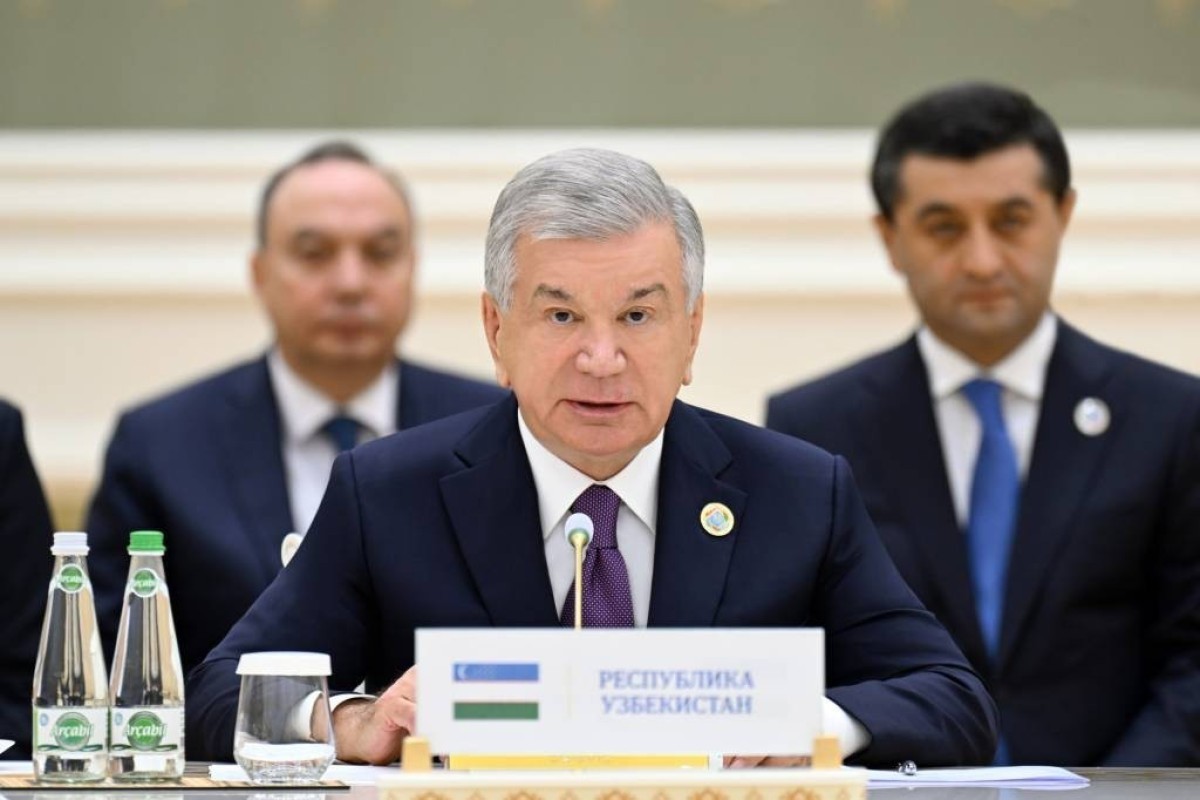 Uzbek President Shavkat Mirziyoyev