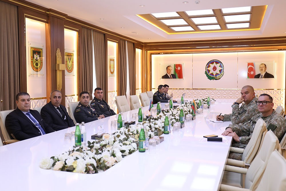 Litva Hərbi Akademiyasının nümayəndə heyəti Azərbaycanda səfərdə olub