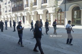 Beynəlxalq səyyahlar Şuşada olublar - FOTO  - YENİLƏNİB 