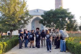 Beynəlxalq səyyahlar Ağdama səfər ediblər - FOTO 