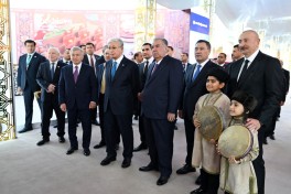 Prezident İlham Əliyev MDB Ölkələrinin Milli Kulinariya Festivalı ilə tanış olub, rəsmi qəbulda iştirak edib