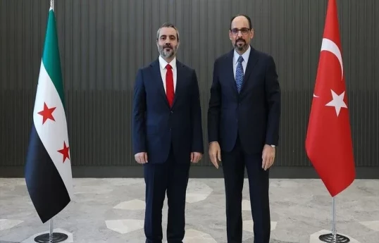 İbrahim Kalın Ankarada Suriyanın xarici işlər naziri ilə görüşüb