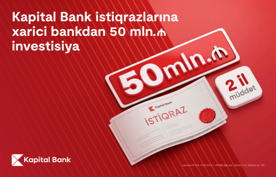 Kapital Bank istiqraz yerləşdirməsi ilə xarici investor bazarına çıxışını genişləndirib