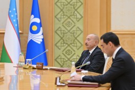 Prezident İlham Əliyev MDB Dövlət Başçıları Şurasının məhdud tərkibdə iclasında iştirak edib - YENİLƏNİB-1  - FOTO 
