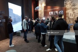 İtkinlərlə bağlı IV Beynəlxalq Konfransın iştirakçıları Xocalı Soyqırımı Memorial Kompleksini ziyarət edib - FOTO 