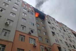 Ceyranbatan qəsəbəsində yaşayış binasında yanğın söndürülüb - YENİLƏNİB  - VİDEO  - FOTO 