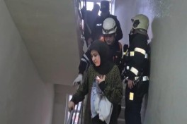 Ceyranbatan qəsəbəsində yaşayış binasında yanğın söndürülüb - YENİLƏNİB  - VİDEO  - FOTO 