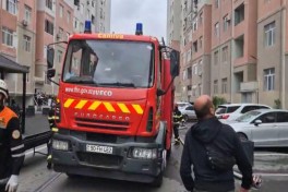 Ceyranbatan qəsəbəsində yaşayış binasında yanğın söndürülüb - YENİLƏNİB  - VİDEO  - FOTO 