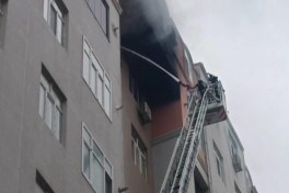 Ceyranbatan qəsəbəsində yaşayış binasında yanğın söndürülüb - YENİLƏNİB  - VİDEO  - FOTO 