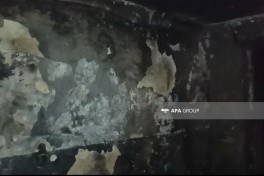 Tovuzda yaşayış binasında yanğın olub, tüstüdən zəhərlənən var - FOTO 