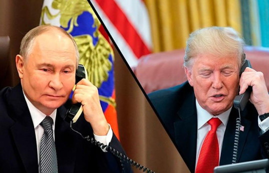 Rusiya Prezidenti Vladimir Putin və ABŞ Prezidenti Donald Tramp