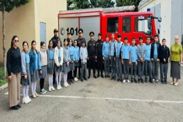FHN-in Dövlət Yanğından Mühafizə Xidməti növbəti “açıq qapı günü” tədbirləri keçirib