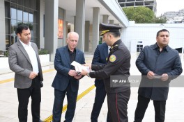 FHN yanğın təhlükəsizliyi ilə bağlı maarifləndirmə tədbiri keçirib - FOTO 