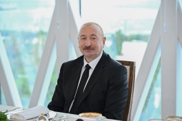 Prezident İlham Əliyev və Ramzan Kadırov birgə nahar ediblər