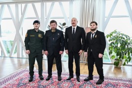 Prezident İlham Əliyev və Ramzan Kadırov birgə nahar ediblər