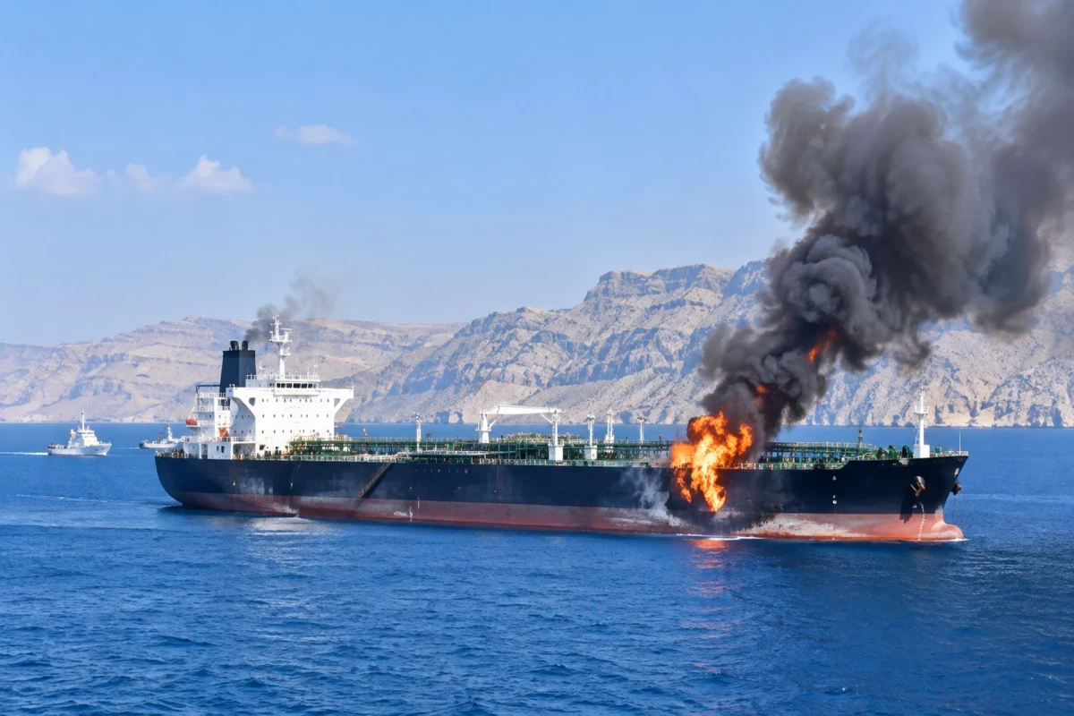 SEPAH: Son iki gündə Hörmüz boğazında üçüncü supertanker vurulub