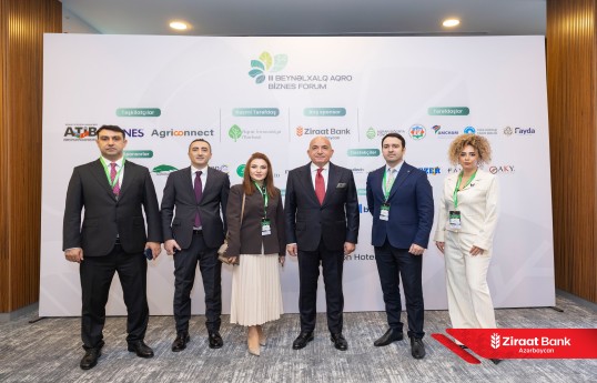 Torpağa dəyər, gələcəyə inam – Ziraat Bank Azərbaycan III Beynəlxalq Aqro Forumda!
