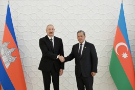 Kamboca Baş nazirinin Bakıda rəsmi qarşılanma mərasimi olub - FOTO 