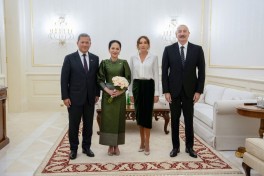 Prezident İlham Əliyevin adından Kamboca Baş nazirinin şərəfinə rəsmi nahar verilib
