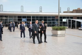 Çexiyanın nəqliyyat naziri Bakı Dəmiryol Vağzalında olub