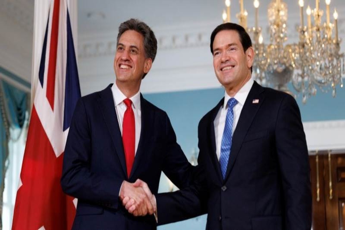 Rubio, Miliband discuss Hormuz, US-UK ties
