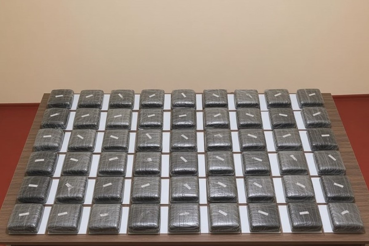 Azerbaijan intercepts large shipment of drugs from Iran - <span class="red_color">PHOTO