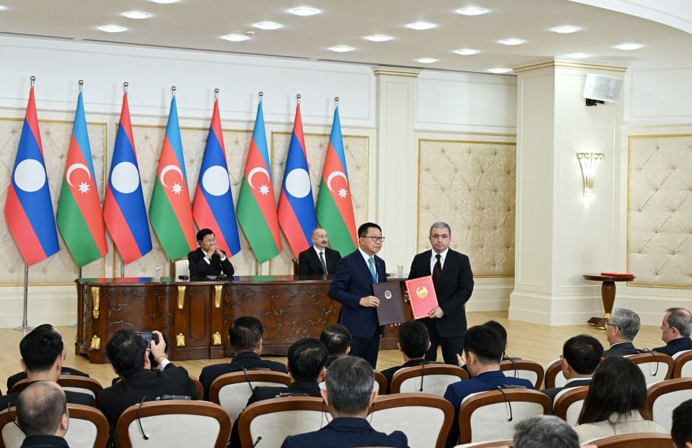 Azərbaycan ilə Laos arasında Birgə Bəyanat qəbul olunub və sənədlər mübadilə edilib