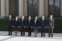 Laos Prezidentinin Bakıda rəsmi qarşılanma mərasimi olub