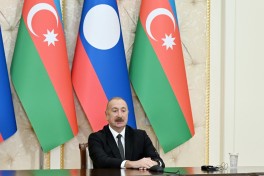 Azərbaycan və Laos prezidentləri mətbuata bəyanatlarla çıxış ediblər - YENİLƏNİB 