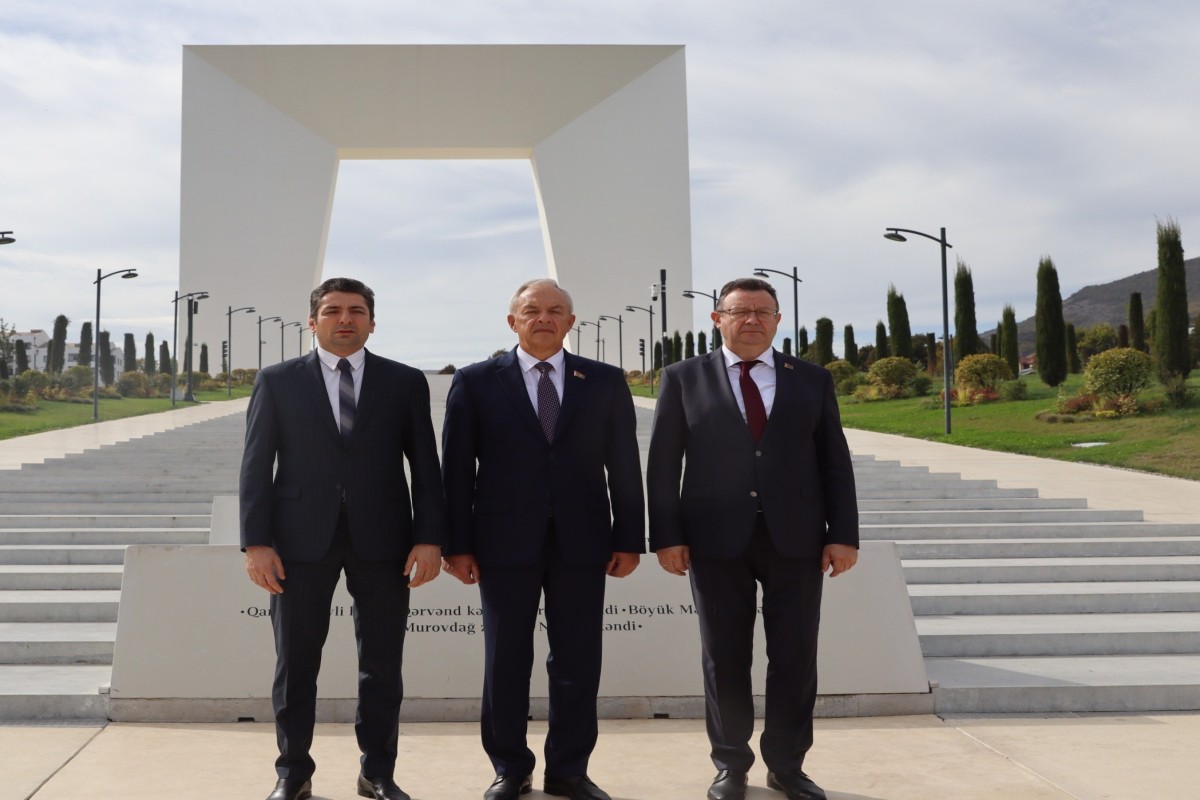 Belarus Milli Assambleyasının Nümayəndələr Palatasının sədri Xankəndiyə səfər edib