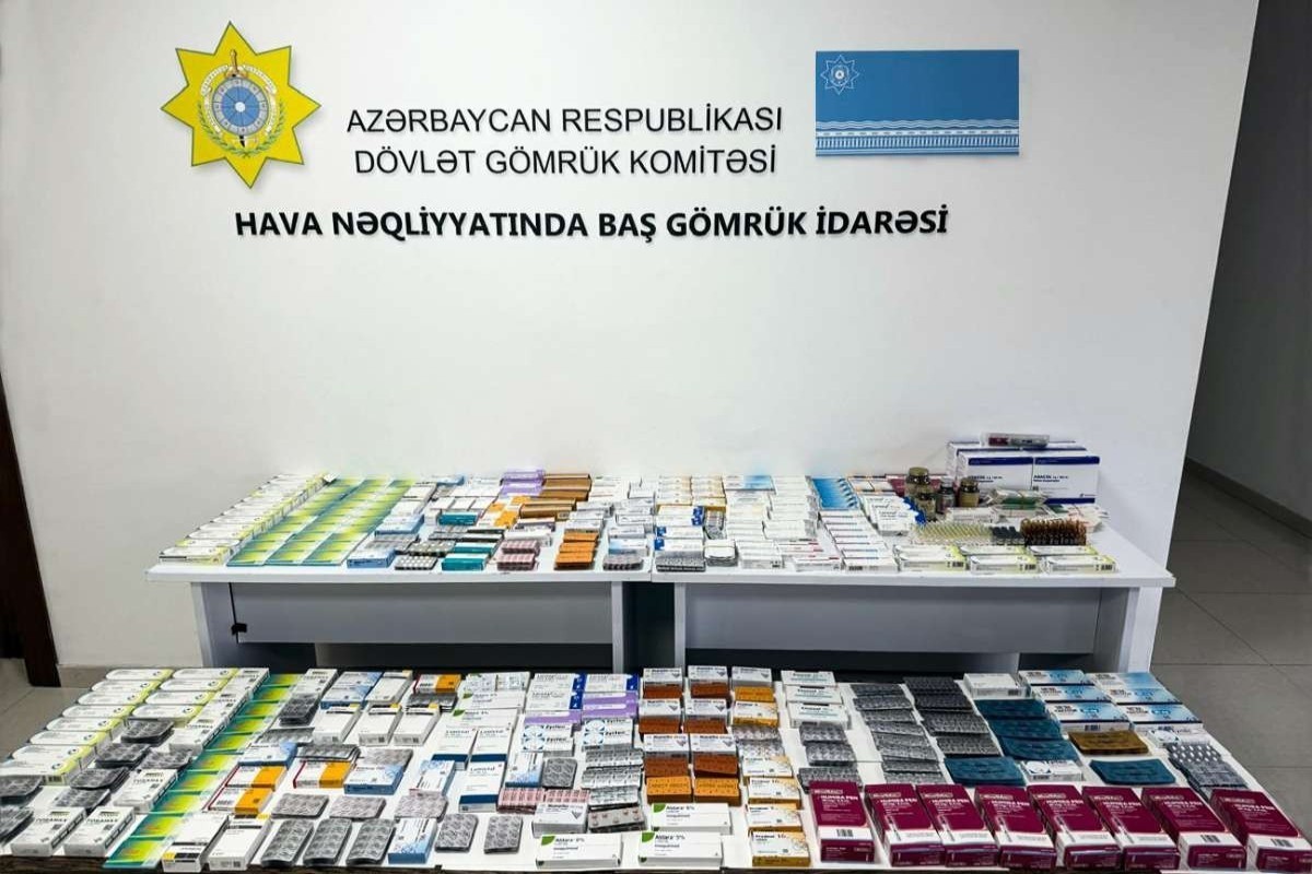 Azerbaijani customs prevent illegal import of medicines from Istanbul