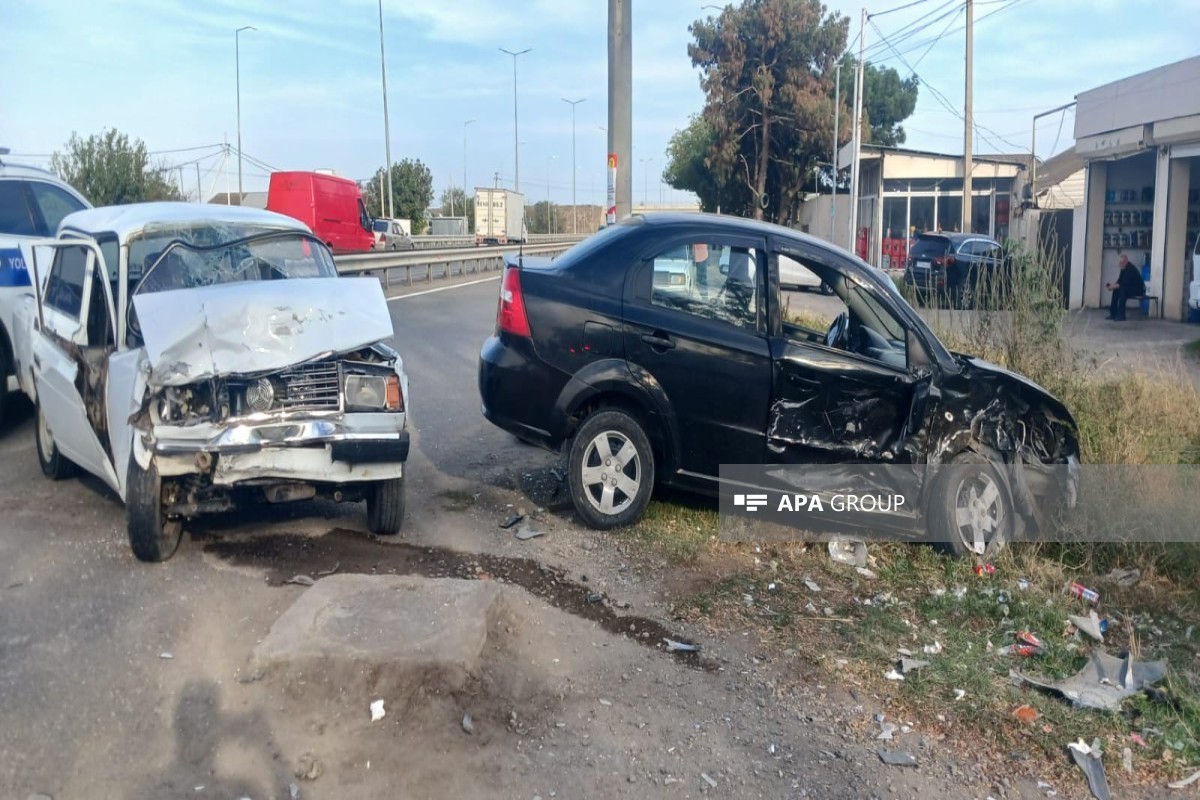 Bakı-Qazax yolunda qəzada 6 nəfər xəsarət alıb