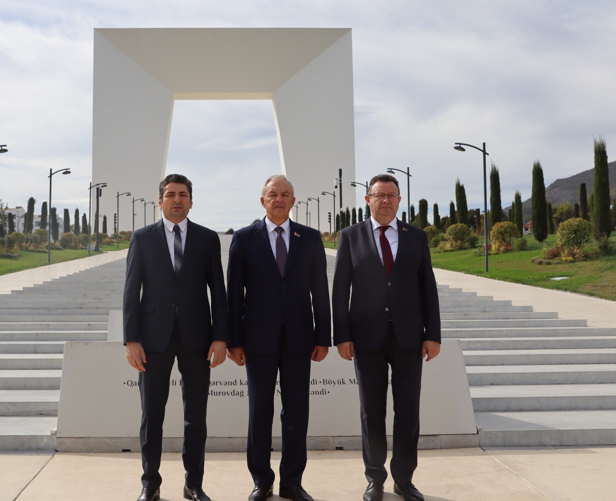 Belarus Milli Assambleyasının Nümayəndələr Palatasının sədri Xankəndiyə səfər edib
