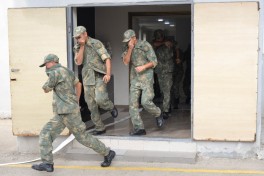 FHN Penitensiar xidmətin Mühafizə alayında təlim keçirib - VİDEO 