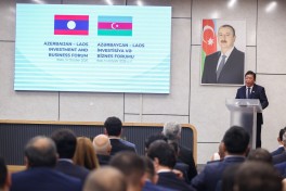Bakıda Azərbaycan-Laos investisiya və biznes forumu keçirilib - FOTO  - YENİLƏNİB 