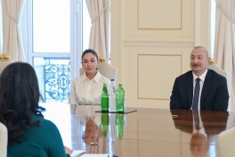 Dövlət başçısı İlham Əliyev Vyetnamın Vitse-prezidenti ilə görüşüb