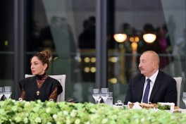 Prezident İlham Əliyevin adından AQEM-in 7-ci Zirvə Görüşünün iştirakçılarının şərəfinə şam yeməyi verilib